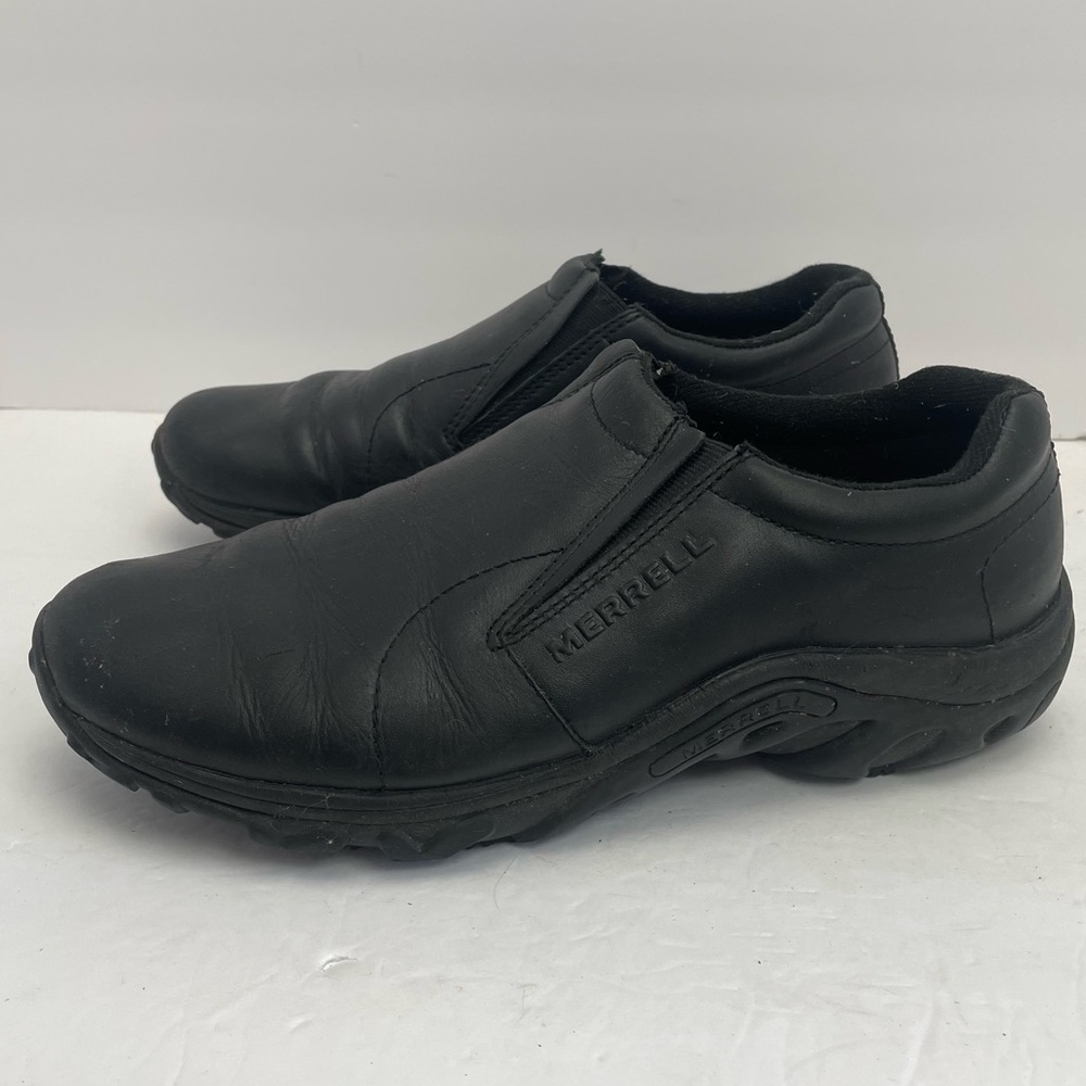Merrell Jungle Moc Midnight Shoes Size 10 sure grip sole hiking outdoor leather